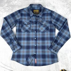 Dixxon Flannel Company Durable Flannel Shirt Pearl Snap Wmn Size M Plaid Casual